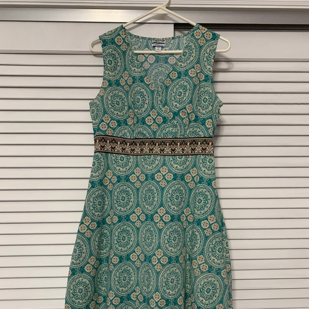 Sleeveless cotton dress size 10